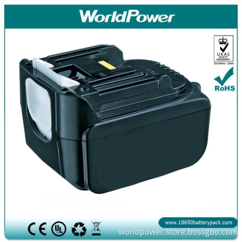 Portable Li-ion Replacement Power Tool Battery for Makita 14.4V, 3ah/ (4S2P)